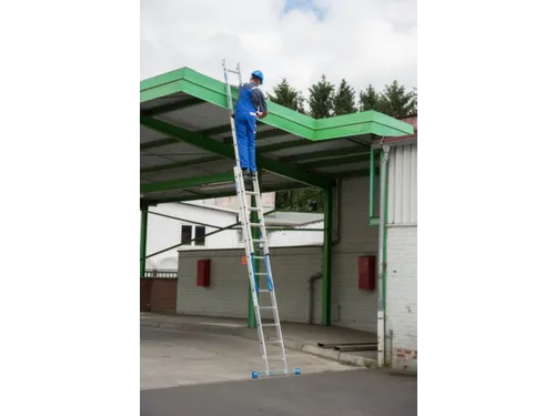 multifunctionele ladder,2x12,sporten,balk L 3,4-6,05m,aluminium
