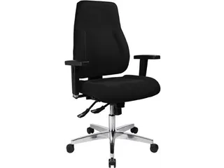 Bureaustoel Topstar Point 91 zwart stof - 6