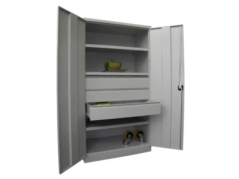 Materiaalkast Staal 1950x1040x630mm Zonder Scheidingswand 3legborden