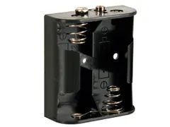 Batterijhouder Voor 2 x C-CEL (Voor Batterijclips)