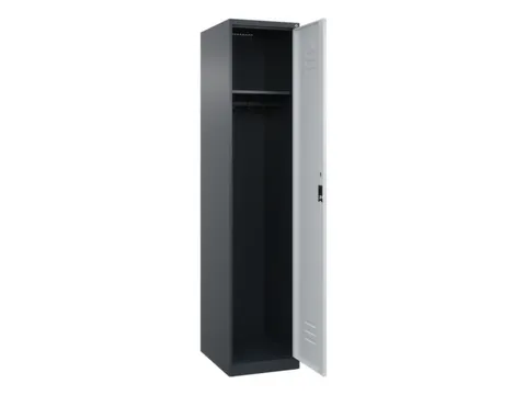 locker,HxBxD 1850x400x500mm,1vak,vak B 400mm,cil.-slot,staand op vloer