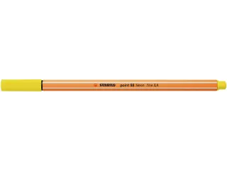 Fineliner STABILO point 88/024 neon geel 0.4mm - 3