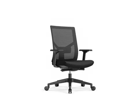 Ergonomische Bureaustoel EN 1335 Mesh zwart