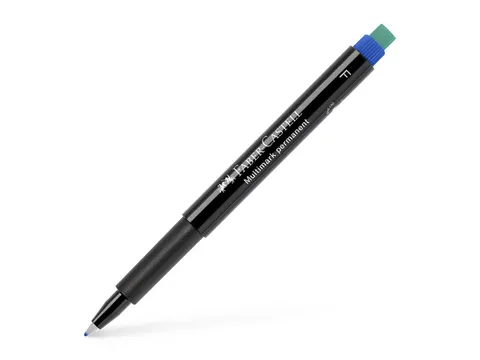 Marker Faber-Castell Multimark permanent F blauw