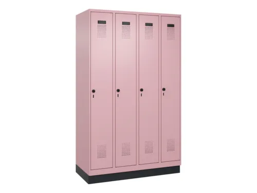locker voor scheiding van kleding,HxBxD 1950x1200x500mm,4vak