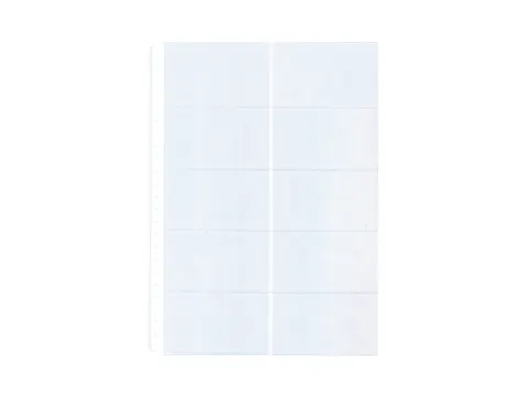 Showtas Kangaro A4 23-gaats PP 0.12mm voor 10 visitekaartjes