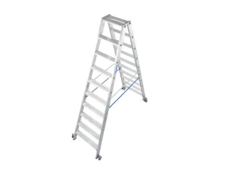 Verrijdbare Boktrap Aluminium L 2 54M 2X10Treden - 3