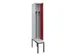 armoire vestiaire noir et blanc,HxlxP 2120x300x815mm,1compart.
