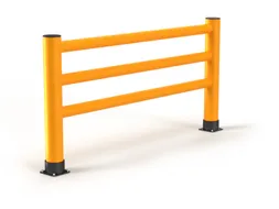 aanrijdbeschermingsplank,leuning,HxL 1100x4000mm,absorbeert botsingen