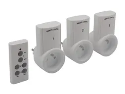 Set Stopcontacten Met Afstandsbediening (3 Stopcontacten + Afstandsbed