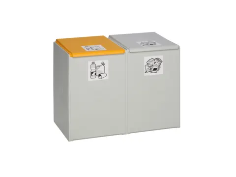 Afvalverzamelaar 2-Voudig Moduul Hxbxd 570x505x405mm 60 Liter