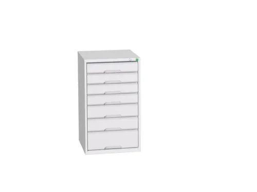 ladekast HxBxD 900x525x550mm 7laden romp RAL7035 front RAL7035