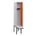 locker met bank,HxBxD 1950x300x815mm,1vak,vak B 300mm,cilinderslot