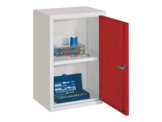 Armoire murale HxlxP 600x400x300mm 1tablette réglable RAL7035 façade