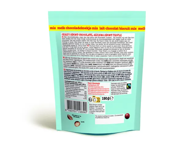 Chocolade Tony's Chocolonely Lil Bits melk koekje mix 150 gram