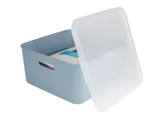 Sigma Home deksel voor 12,5L en 25L cube box transparant - 32,5x32x1,3 - 2
