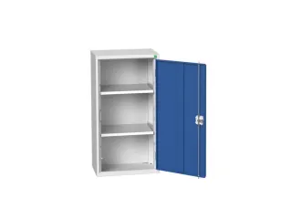 hangkast,HxBxD 1000x525x350mm,vleugeldeur,2xStalen bodem,romp RAL7035 - 1
