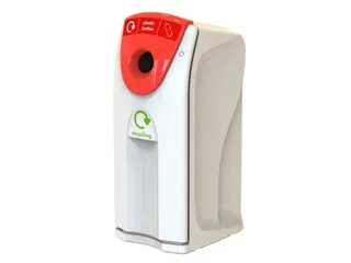 Maxi Envirobin met flessenopening 140 liter Grijs Rood - 1