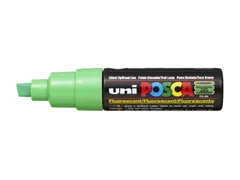 Verfstift Posca PC8K Brede punt 8mm schuin fluor groen