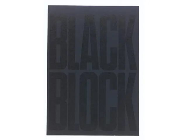 carnet de notesen, ft 29,7 x 21 cm, Black, papier jaune, 70 feuille, q