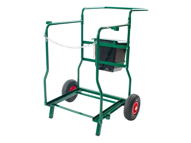 Containerkar voor 1x 240 Liter container Groen