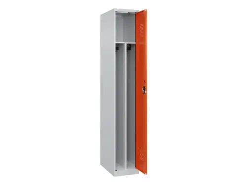 locker voor scheiding van kleding,HxBxD 1850x300x500mm,1vak