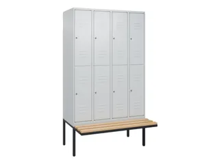 Dubbeldekse dekenkist,HxBxD 2120x1200x815mm,4x2vak.,vak B 300mm - 1