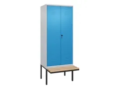 locker voor scheiding van kleding,HxBxD 2120x800x815mm,2vak