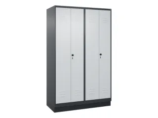 PBM-locker,HxBxD 1950x1200x500mm,4vak,vak B 300mm,draaigrendel - 1