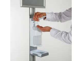 Standaar Seco handontsmetting 1.5m hoog. Met A3 lijst - 3