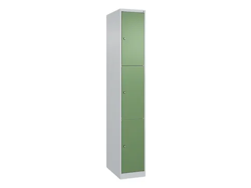 lockerkast,HxBxD 1850x300x500mm,1x3vakken,vak B 300mm,cil.-slot