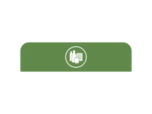 Configure Recyclingstation Paneel Mixed Recycling EN 125 liter groen