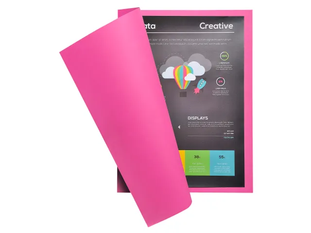 Dossiermap Rock''s 220A410 stuks fuchsia 10 Stuks