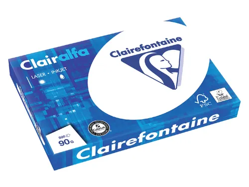 Kopieerpapier Clairefontaine Clairalfa A3 90 Gram 500vel
