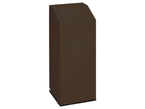 Verzamelaar 45 liter HxBxD 790x320x320mm sticker gft-afval Bruin sepia
