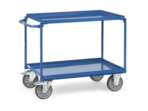 Tafelwagen 4820 Staalplaat En Rand 300kg 2 Etages 850x500mm