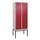Z-garderobekast,HxBxD 2120x800x500mm,vak B 200/400mm,draaigrendel