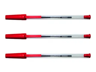 Balpen Quantore Stick rood medium - 2