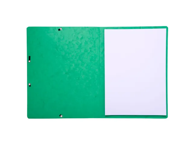 Elastomap zonder klep glanskarton 355gm² A4 Groen