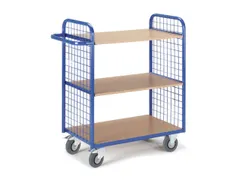 etagewagen,draagverm. 150kg,3etage(s),laadvl. LxB 800x500mm,houtetage