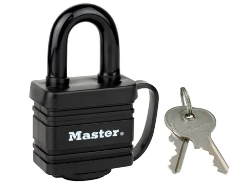 Hangslot MasterLock 7804EURD stiftcilinder gelamineerd staal 40mm