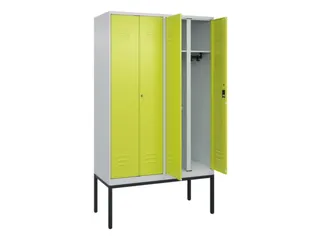 locker voor scheiding van kleding,HxBxD 2120x1200x500mm,4vak - 2