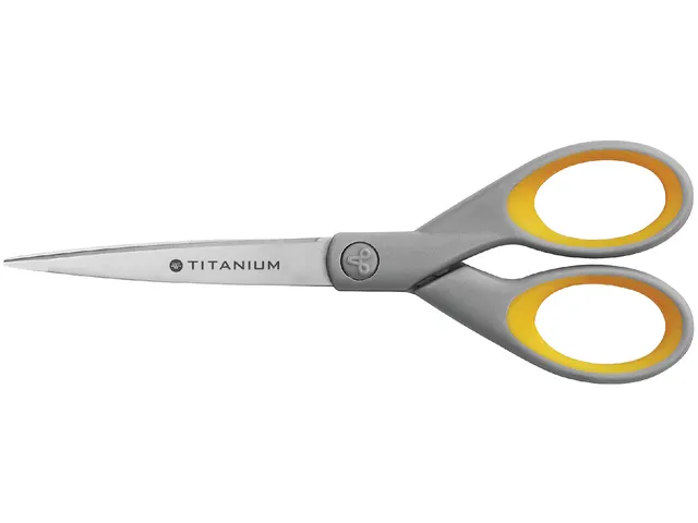 Kantoorschaar Westcott 180mm met softgrip titanium