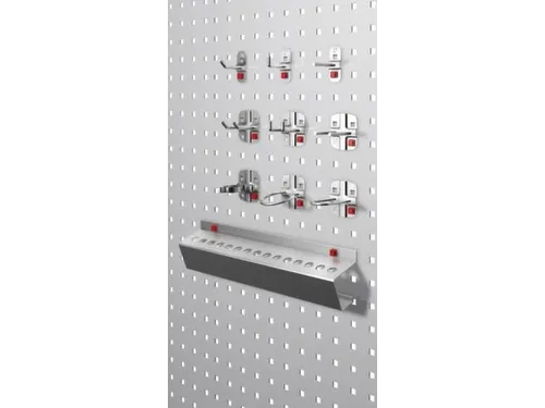 Abax-Machinehouder Voor Geperforeerde Platen L 40mm Aluminium