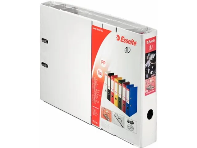 ordner Power N°1 rug van 7,5 cm wit 5 stuks