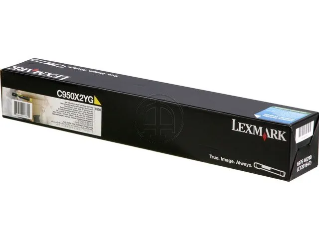 C950X2YG LEXMARK C950 toner yellow