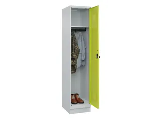 locker,HxBxD 1950x400x500mm,1vak,vak B 400mm,draaigrendel,sokkel - 1