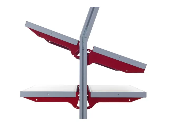 legbord,v. paktafel,BxD 800x400mm,kantelbaar,RAL 9006/RAL 3003