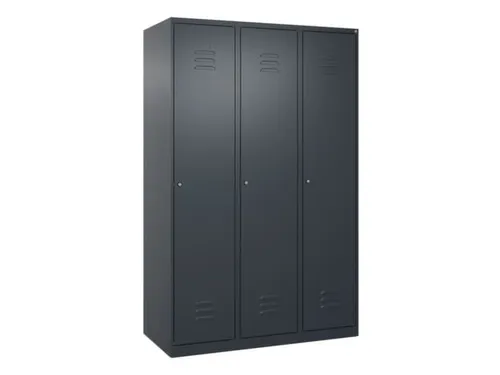 locker voor scheiding van kleding,HxBxD 1850x1200x500mm,3vak