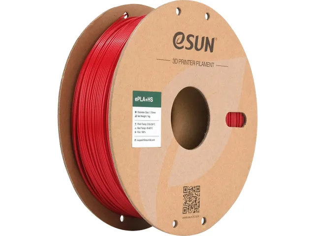 eSUN 3D printer Filament ePLA+HS 1,75mm Brandweerwagen Rood 1kg